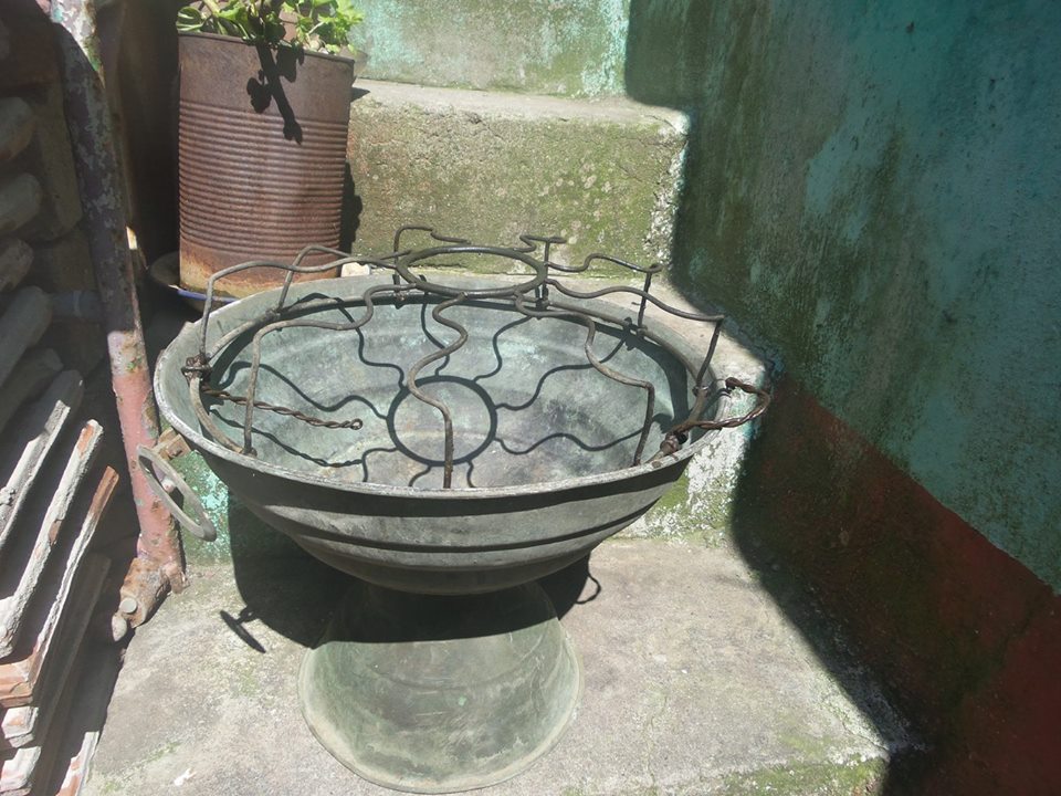 antika bakır mangal