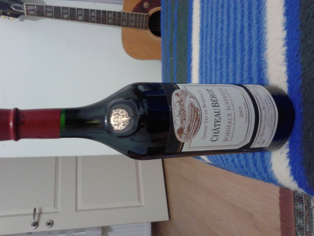 chateau berot/bordeux superieur 2003