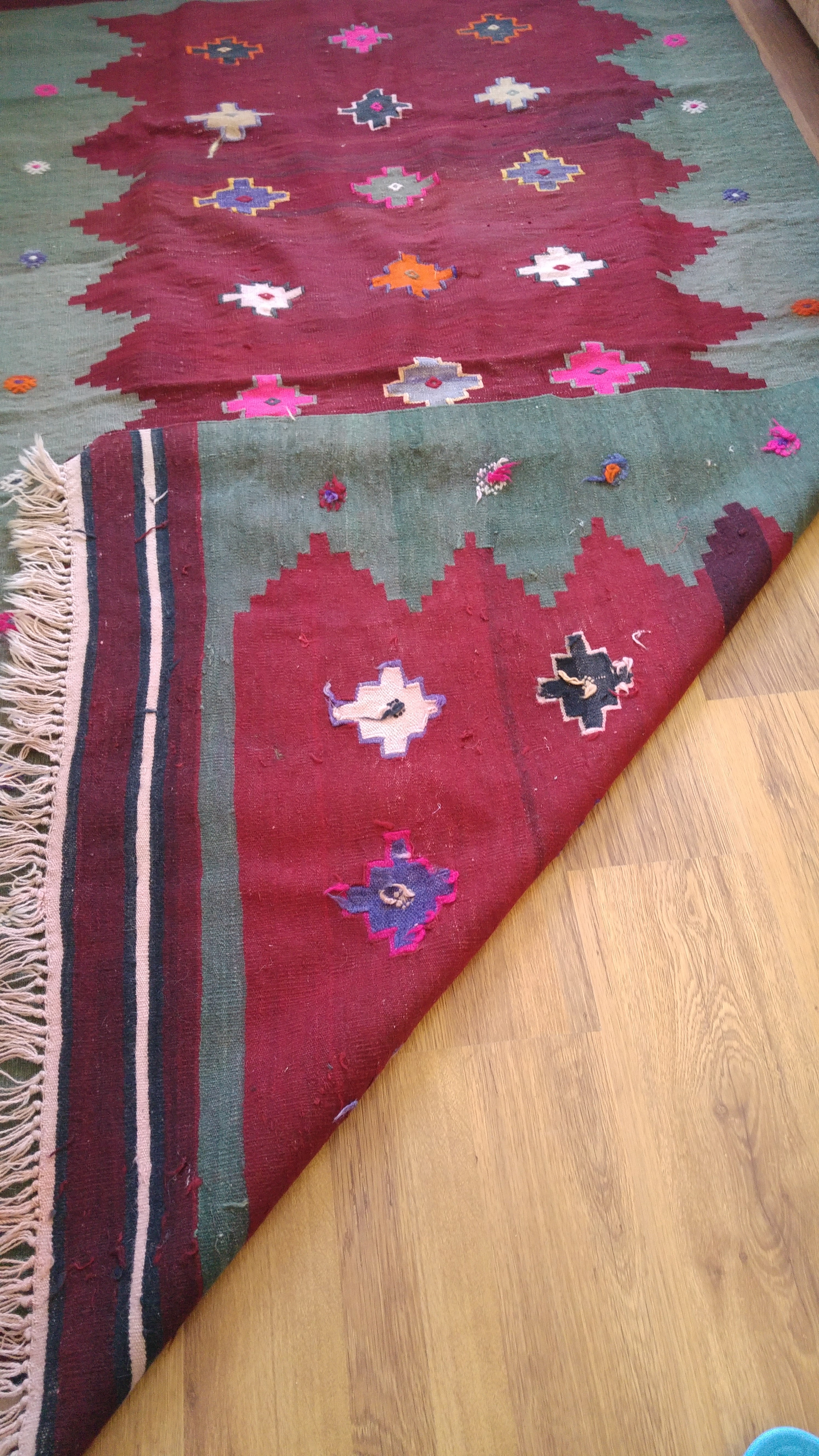 el dokuma kök boyalı kilim