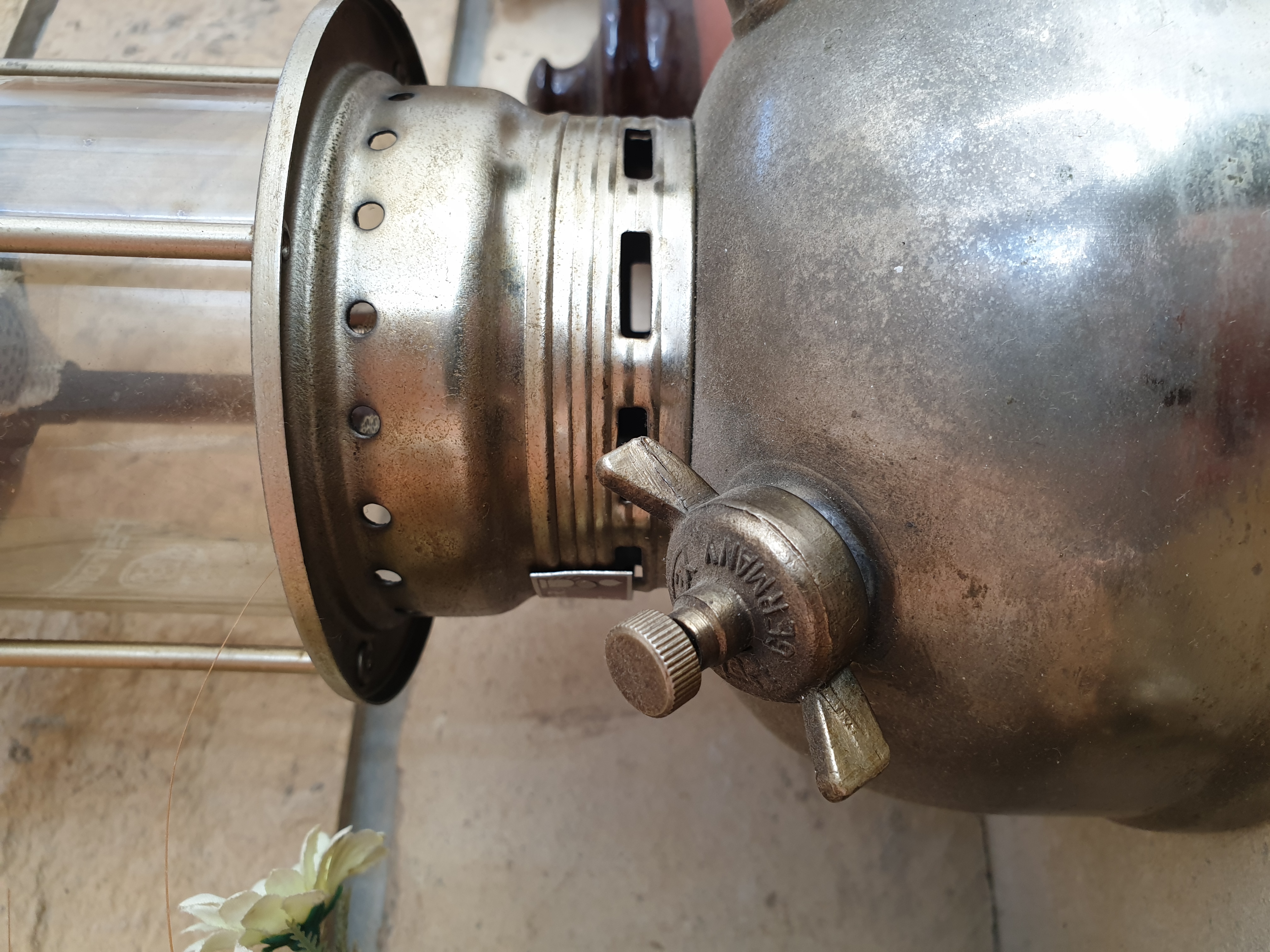 Original Alman PETROMAX GAZ Lambasi