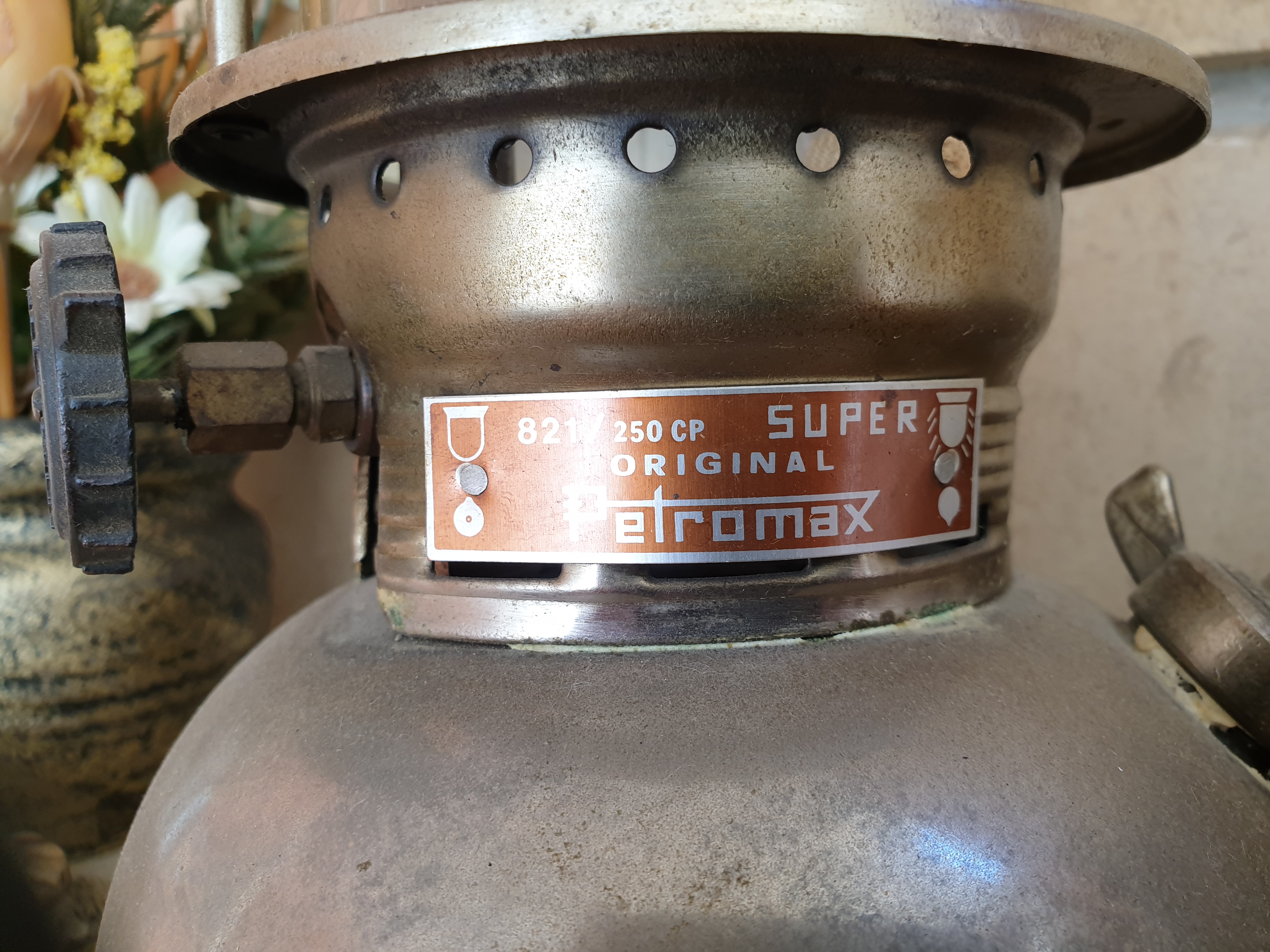 Original Alman PETROMAX GAZ Lambasi
