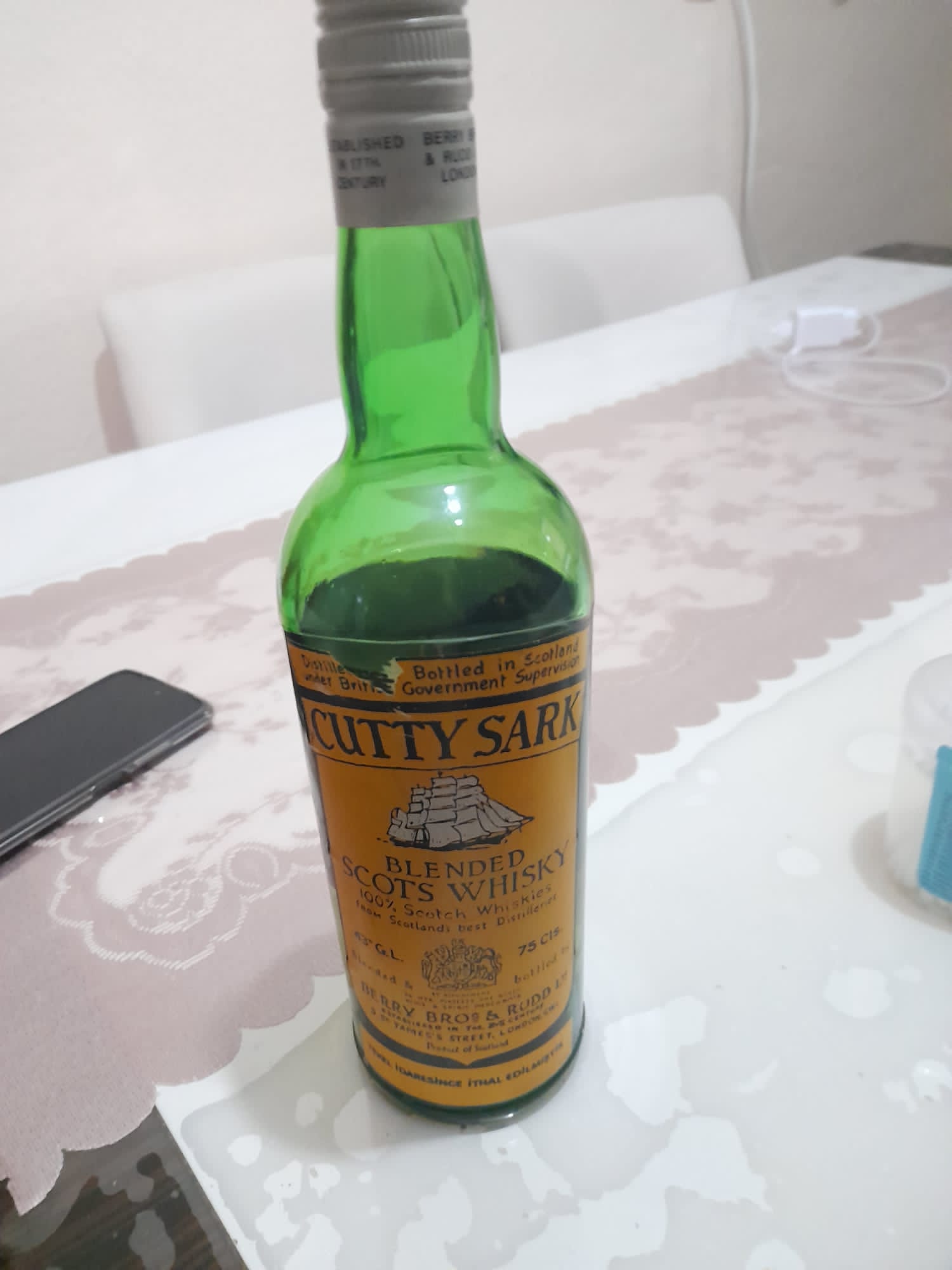 Cutty sark viski 35-40 yıllık
