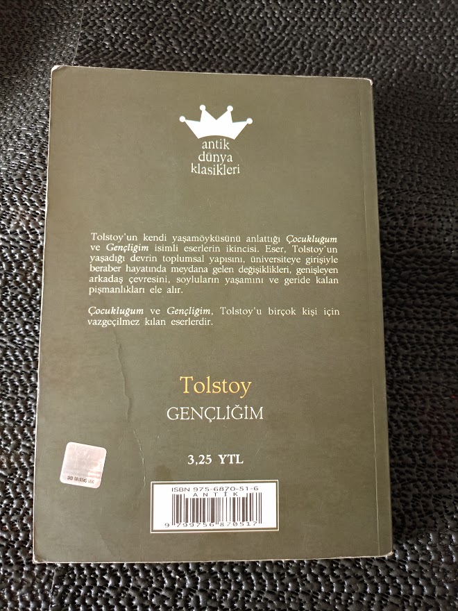 GENÇLİĞİM TOLSTOY..