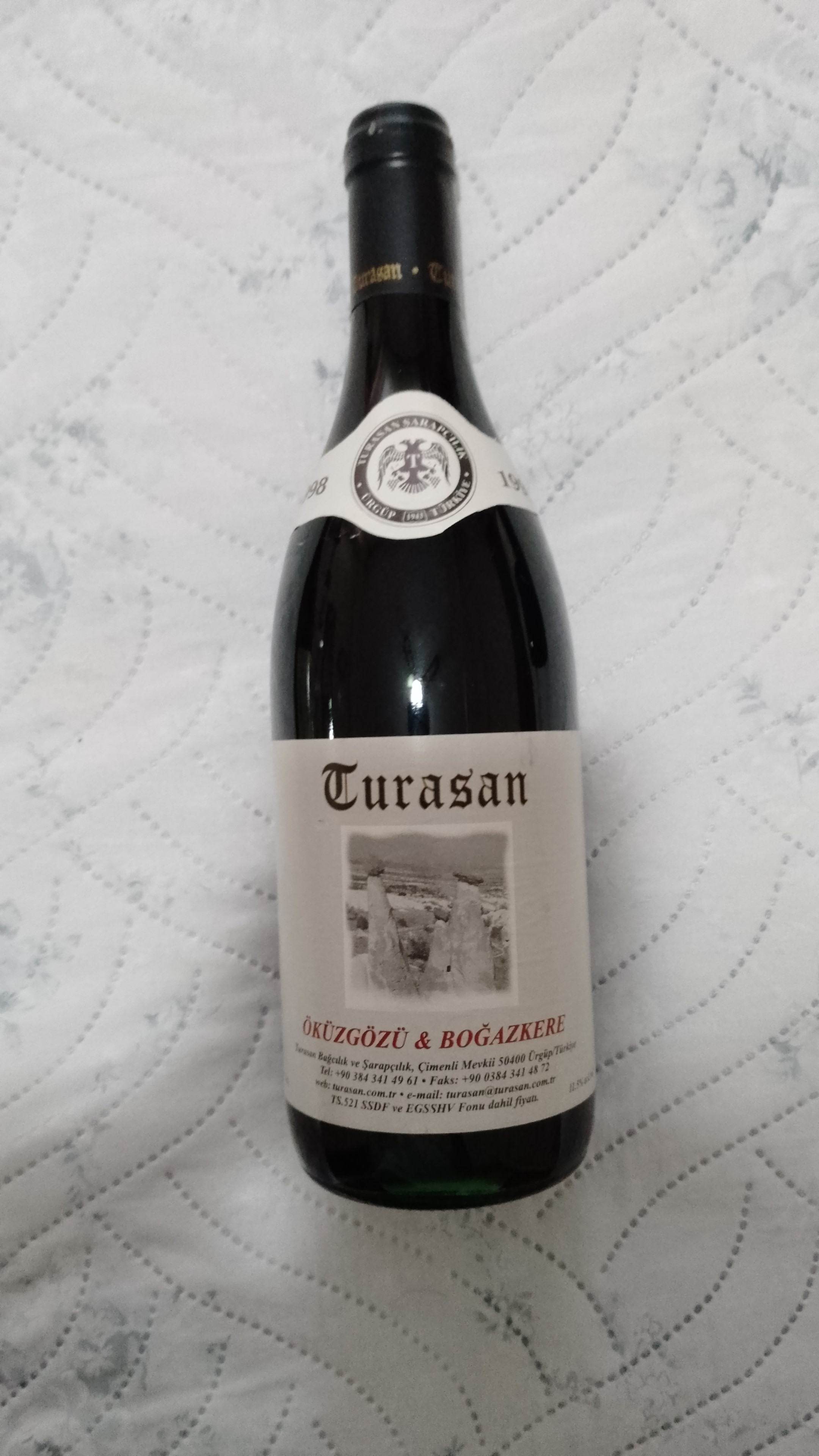 1998 turasan şarap