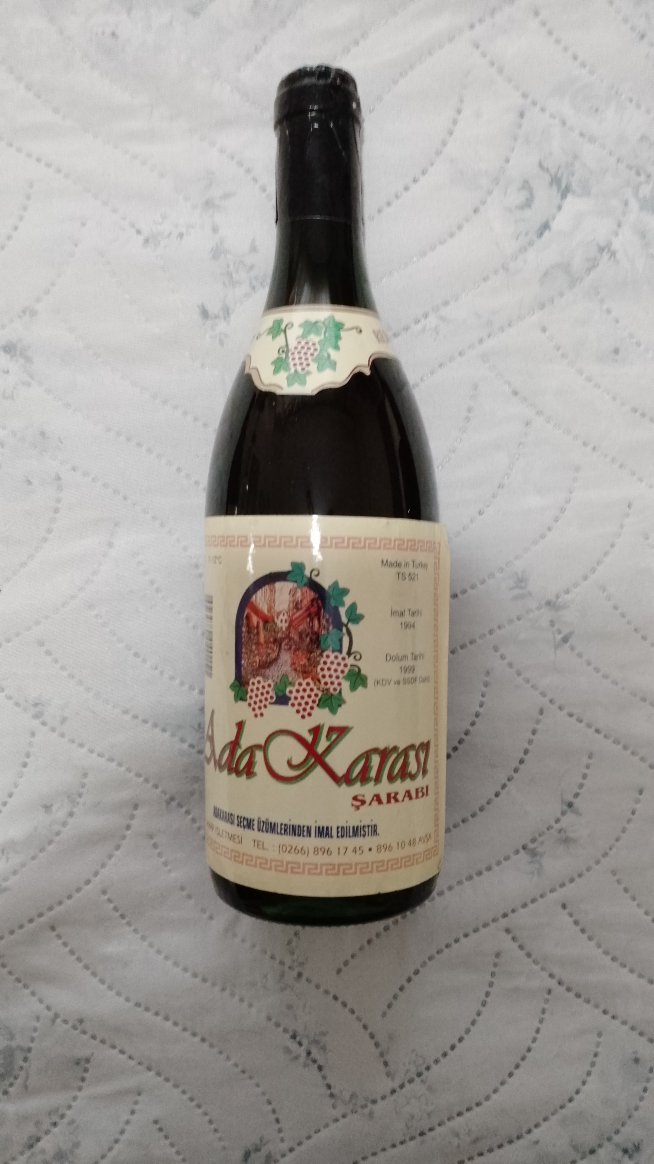 1994 Ada karası şarap