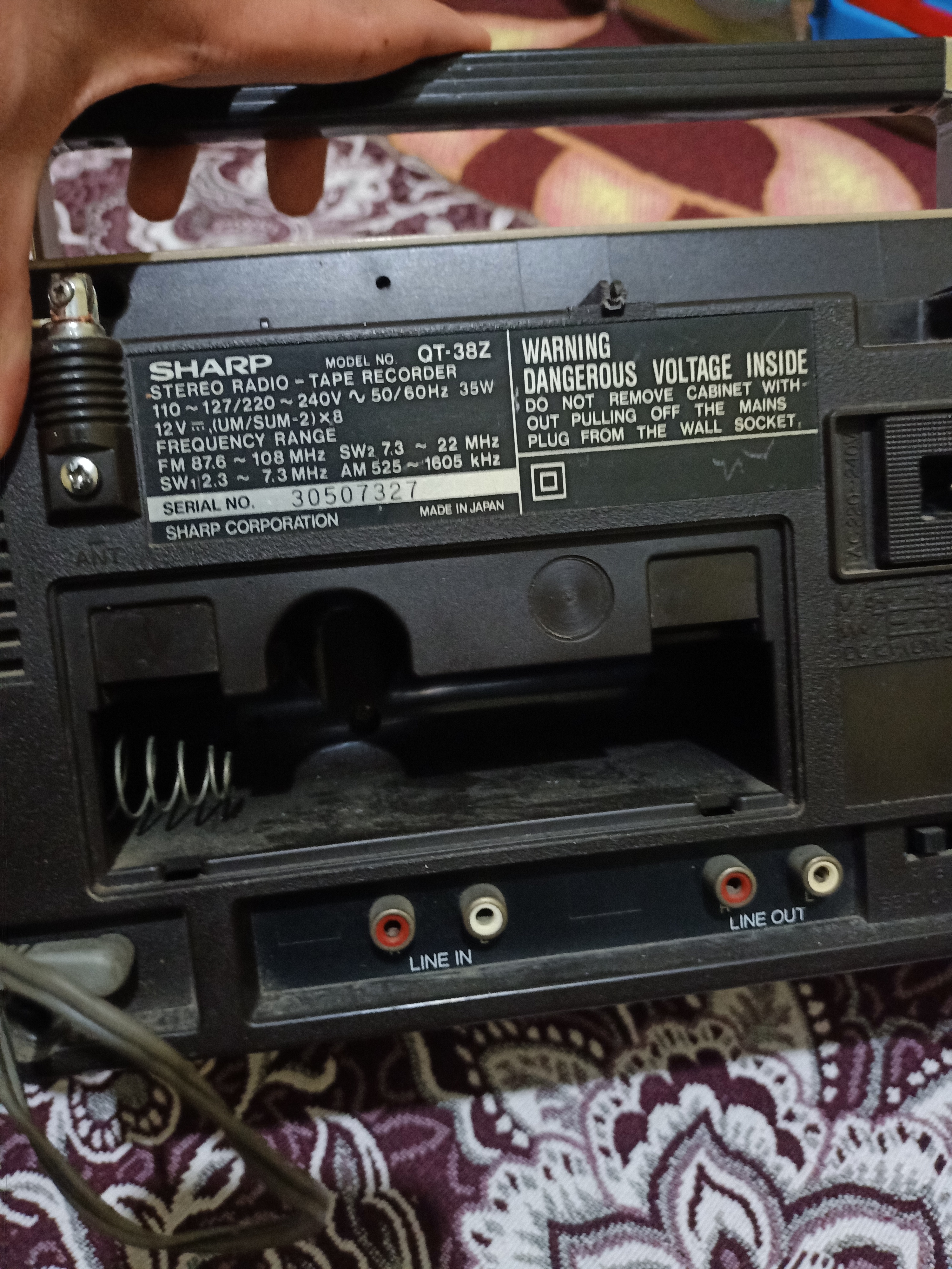 Sharp Qt-38