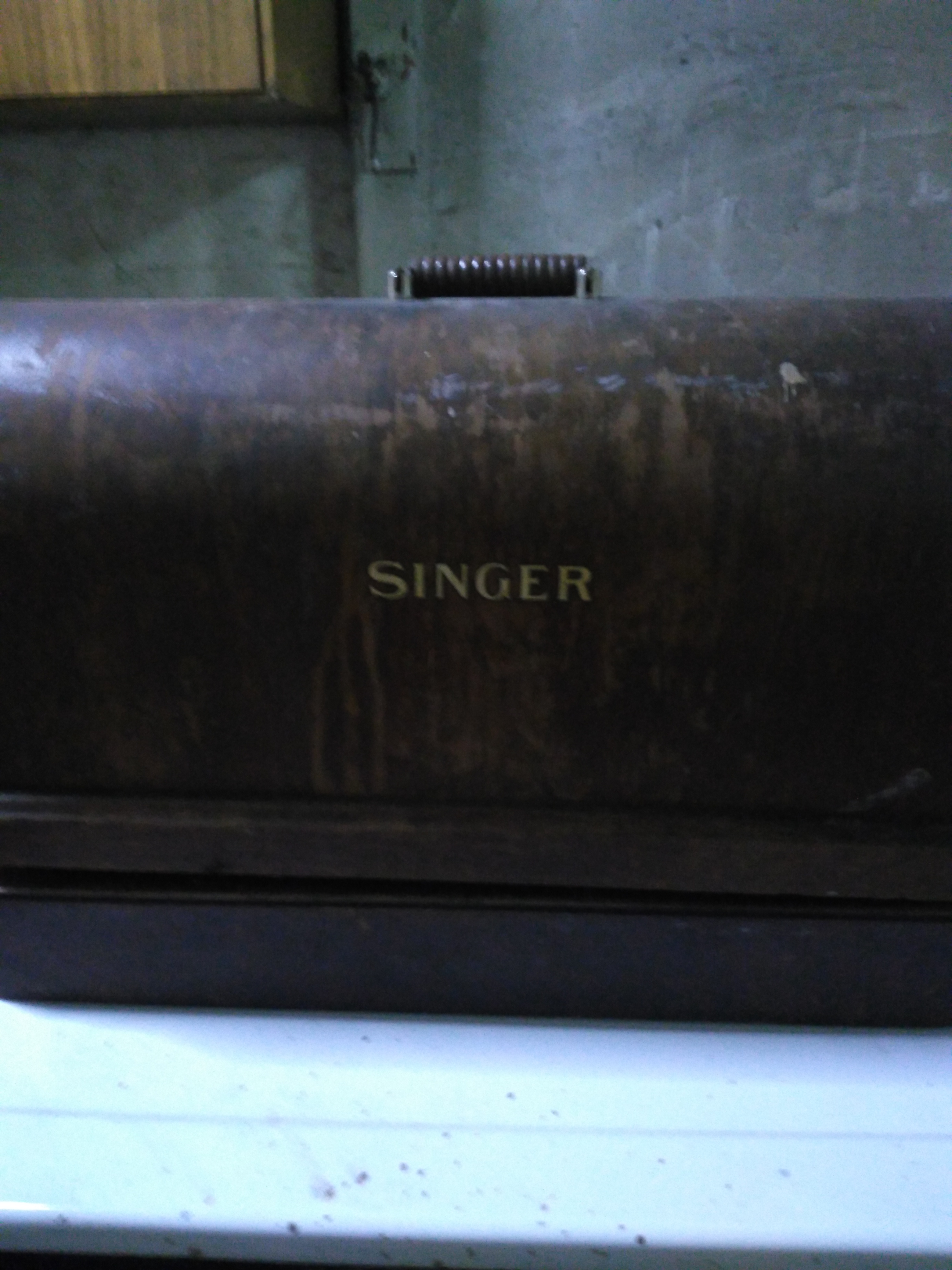 Singer dikiş makinesi antika
