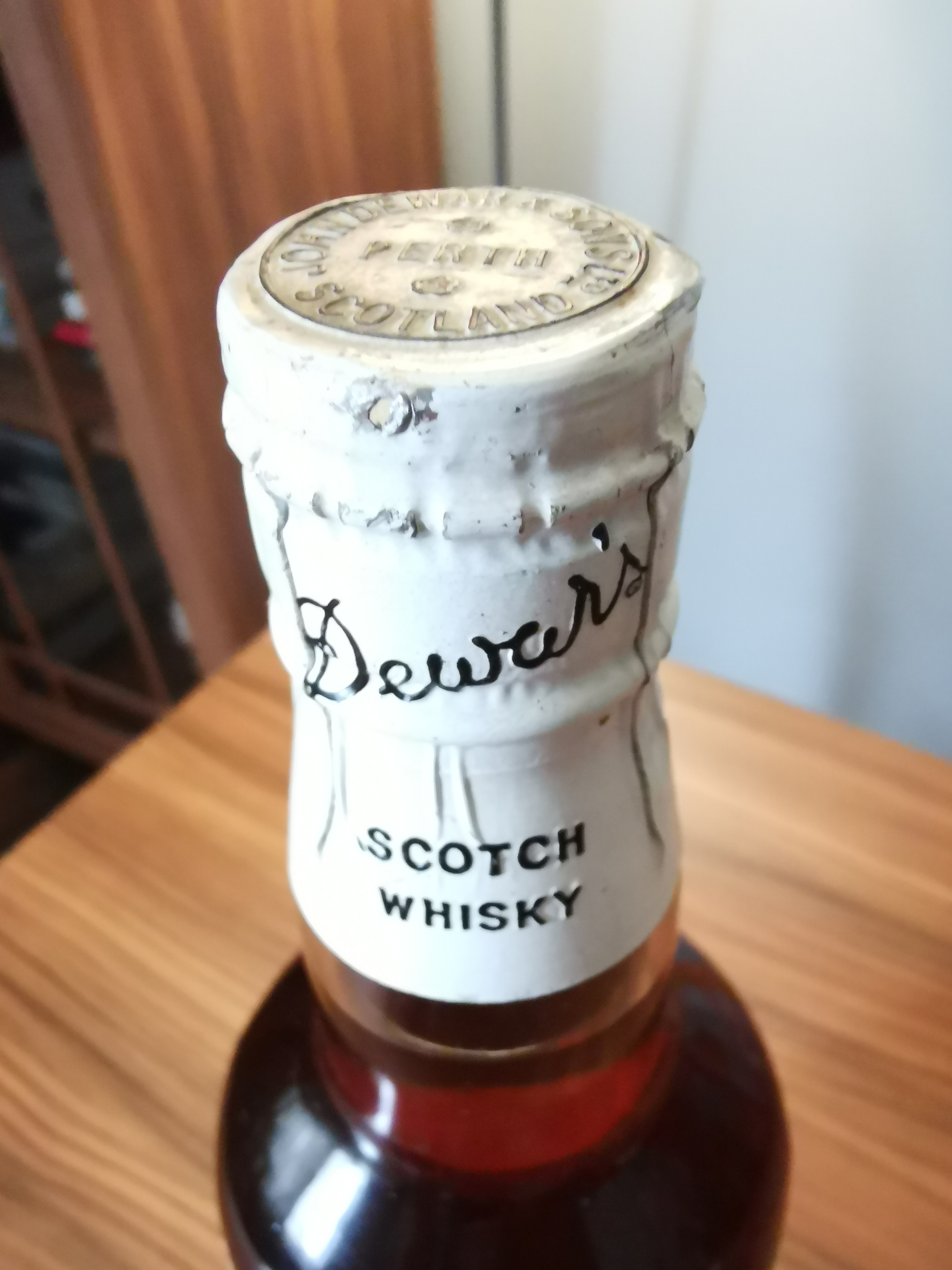 White Label Dewar's Finest Scotch Whisky 1960