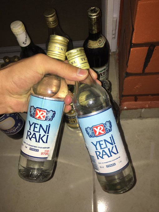 2 adet YENİ RAKI 35CL 1994