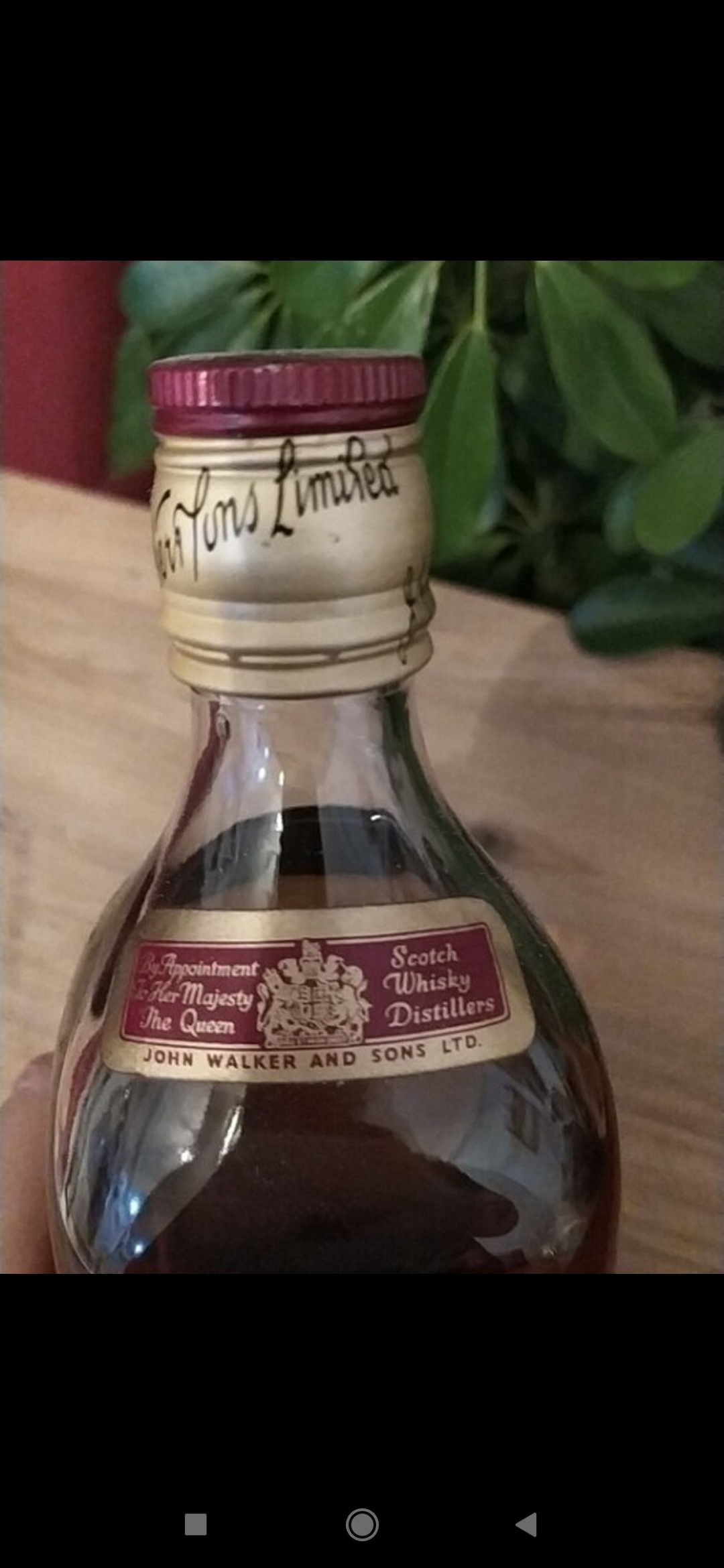Johnny Walker red rabel
