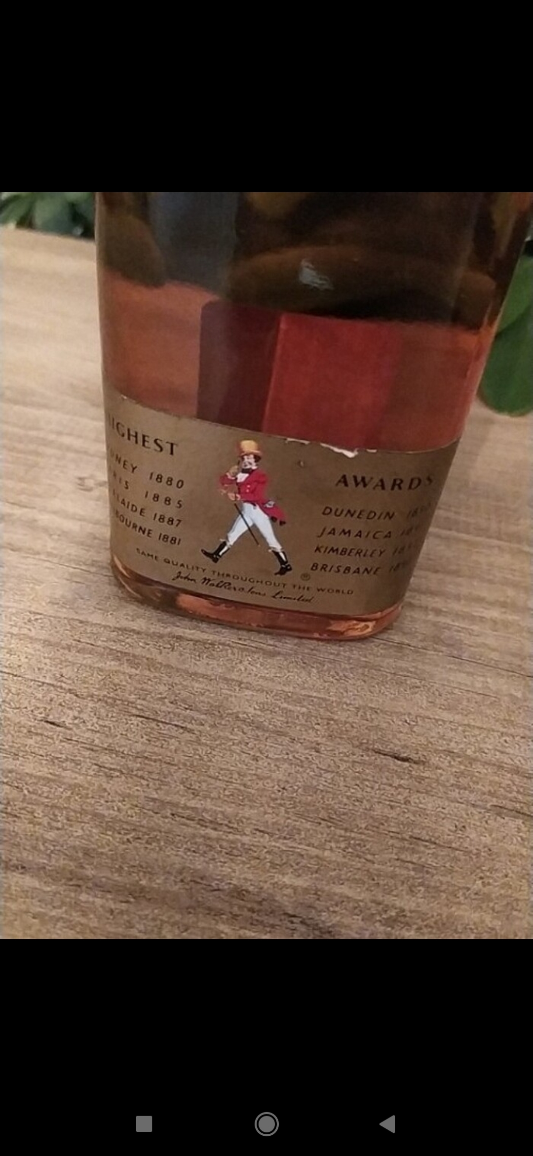Johnny Walker red rabel