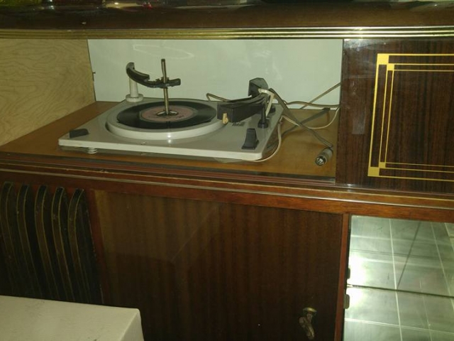 antika senderwahl 1950 benhalen tonmöbel radio plakçalarlı ünite
