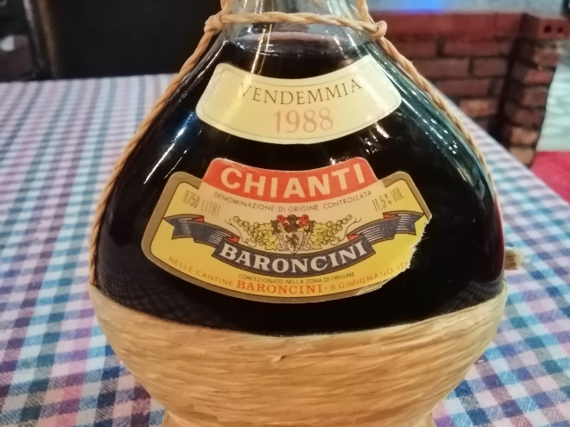 1988 Chianti Baroncini İtalyan Şarabı