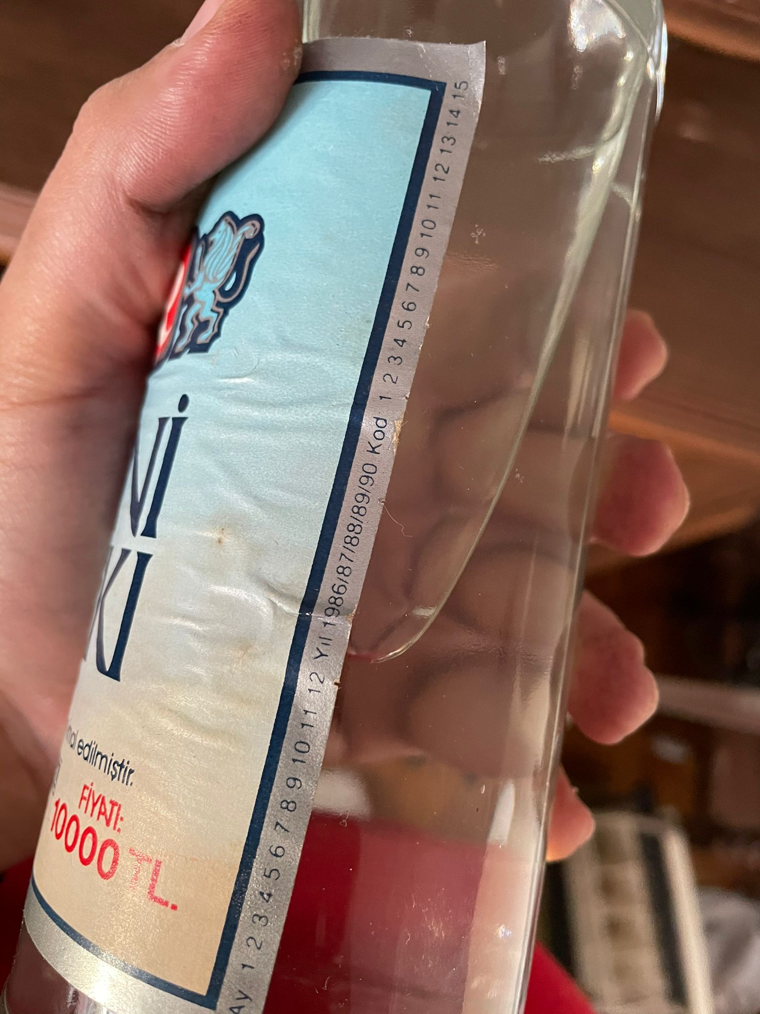 1989 yılı üretim Yeni Rakı