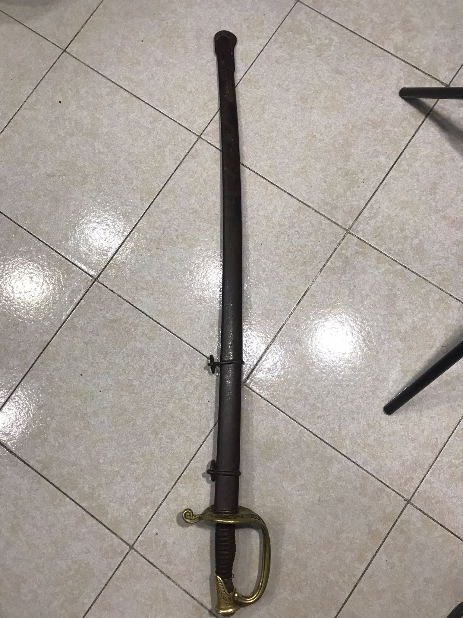 1845 Fransız Yapımı Antika Kılıç
