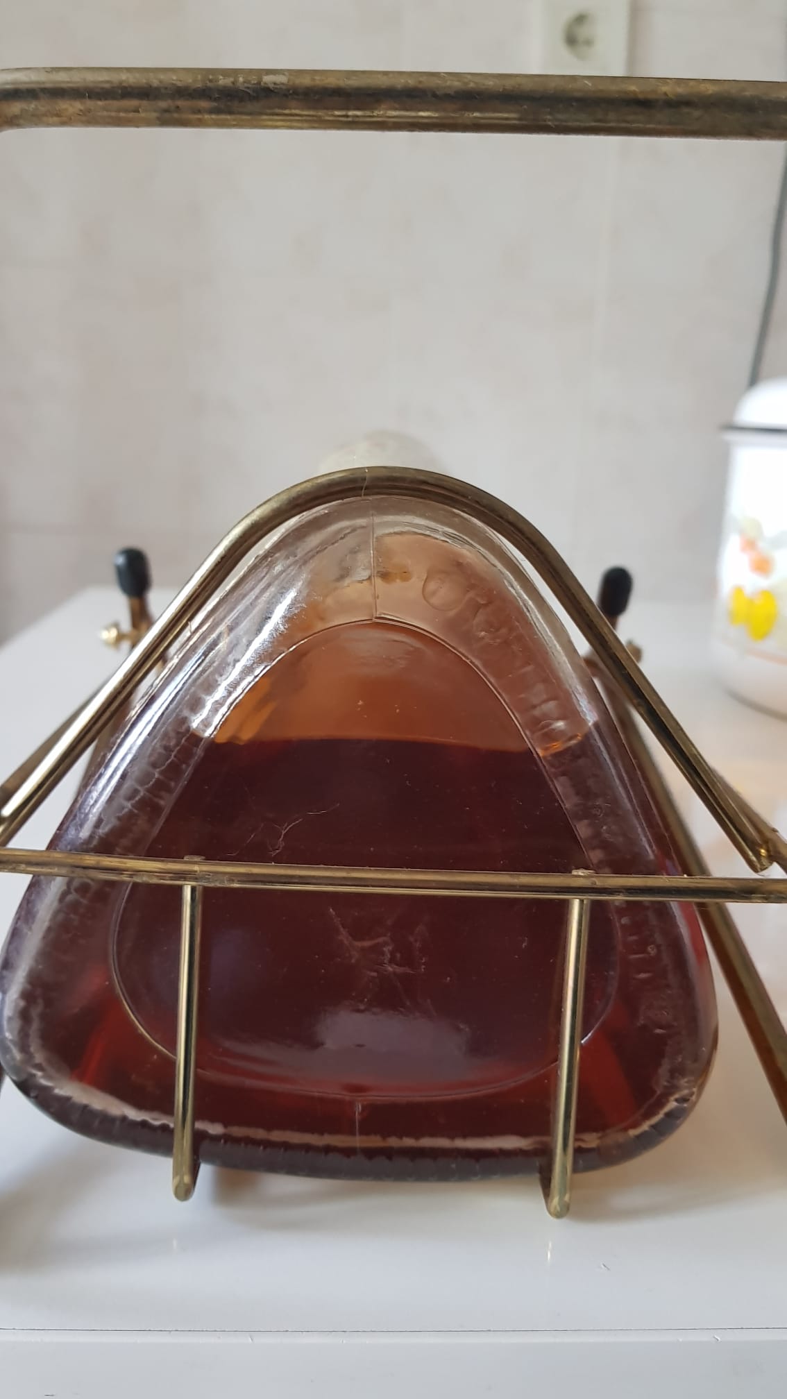 70ler sonu 80ler başı Vintage Grant’s 3.75L Kutulu Standlı Açılmamış Scotch Whisky Koleksiyonluk